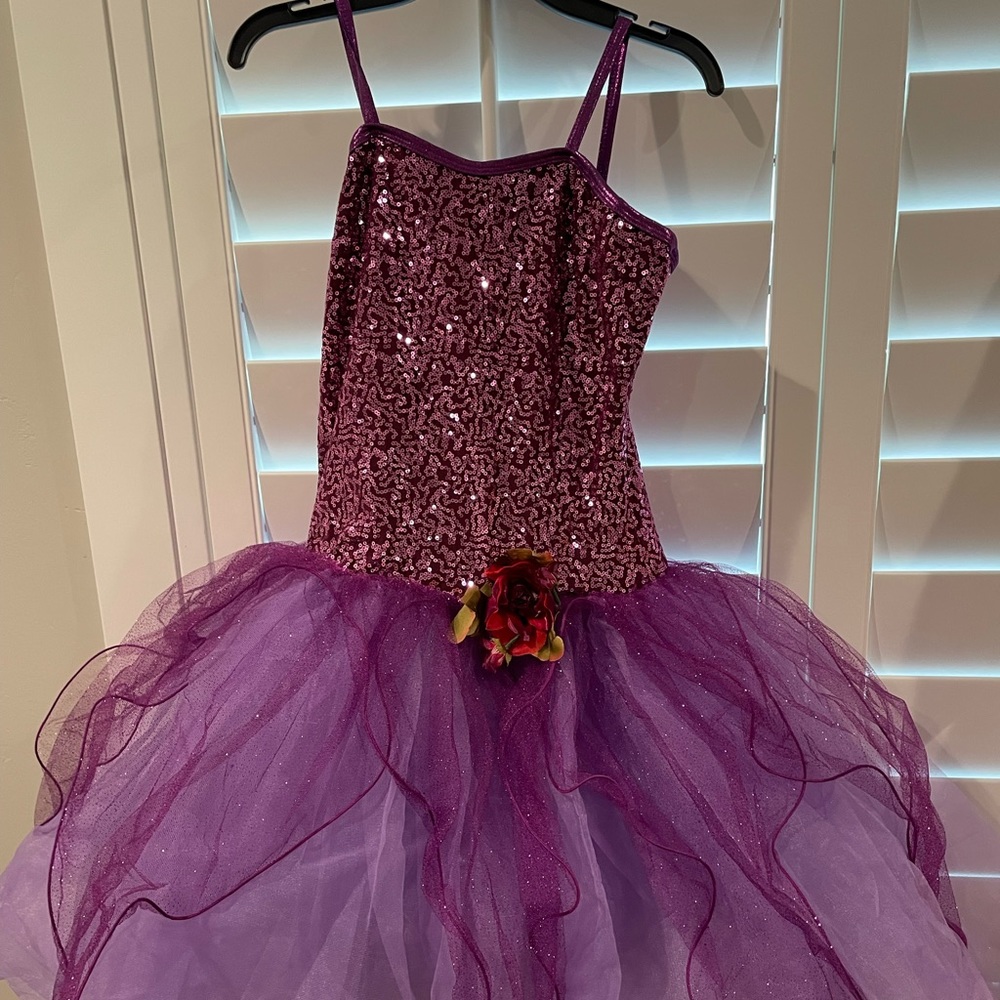 purple flower fairy dance costume!
